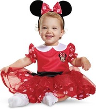 Disney Baby Minnie Mouse Infant Costume, Red