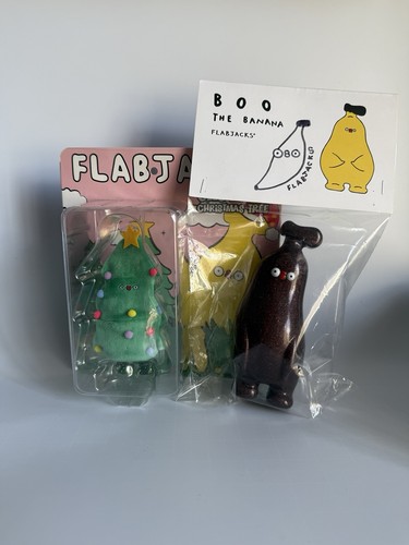 RESERVED - POPMART FLABJACKS Glistening Christmas Tree / Bruised Banana Figures