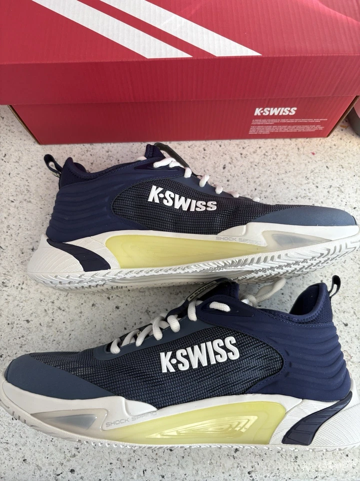 K-Swiss Hypercourt Pinnacle 10,5 мужские темно-синие теннисные новые — незначительные складки для хранения - Изображение 3 из 4