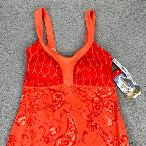 Vestido The North Face para mujer XS Cadence Emberglow naranja estampado cachemir - Imagen 4 de 19
