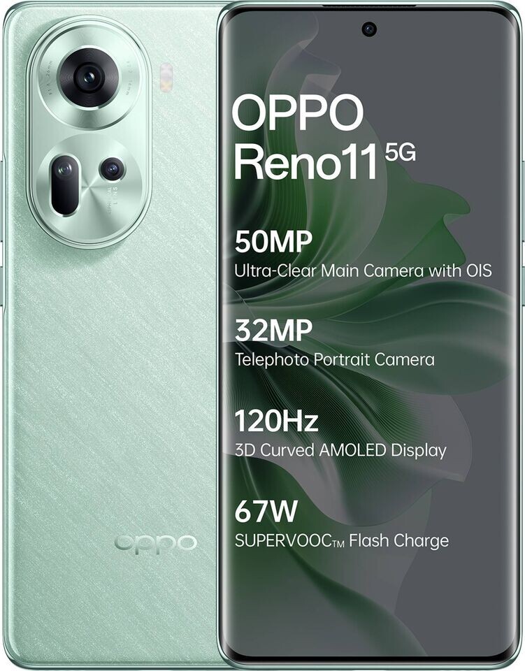 OPPO Reno 11 5G (Green 128 GB 8GB RAM)6.7
