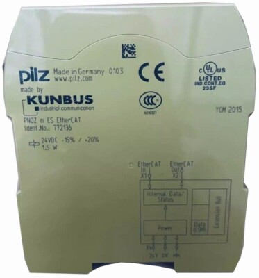 New 772136 PILZ PNOZ m ES EtherCat 772136 Safety Relay