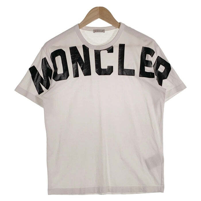 MONCLER ホワイト Tシャツ Sサイズ MONCLER ホワイト Tシャツ Sサイズ