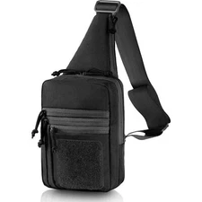Tactical Bag Pistol Holster Concealed Carry Chest Crossbody Pack Handgun Bag