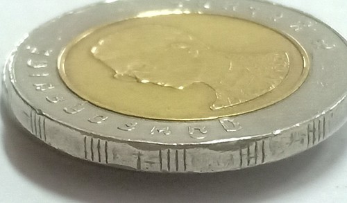 Thailand RARE Money King Rama IX , Bi-metallic 10 Baht, B.E. 2531 = 1988 - Picture 12 of 24