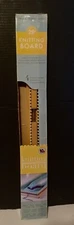 KB Authentic Knitting Board 28” + Peg Extenders Hardwood & Metal Pins Brand New