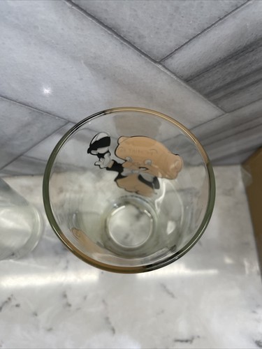 2 Clear Glasses Bugs Bunny And Porky Pig Pepsi Collector Series1973 Looney Tunes - Picture 8 of 9