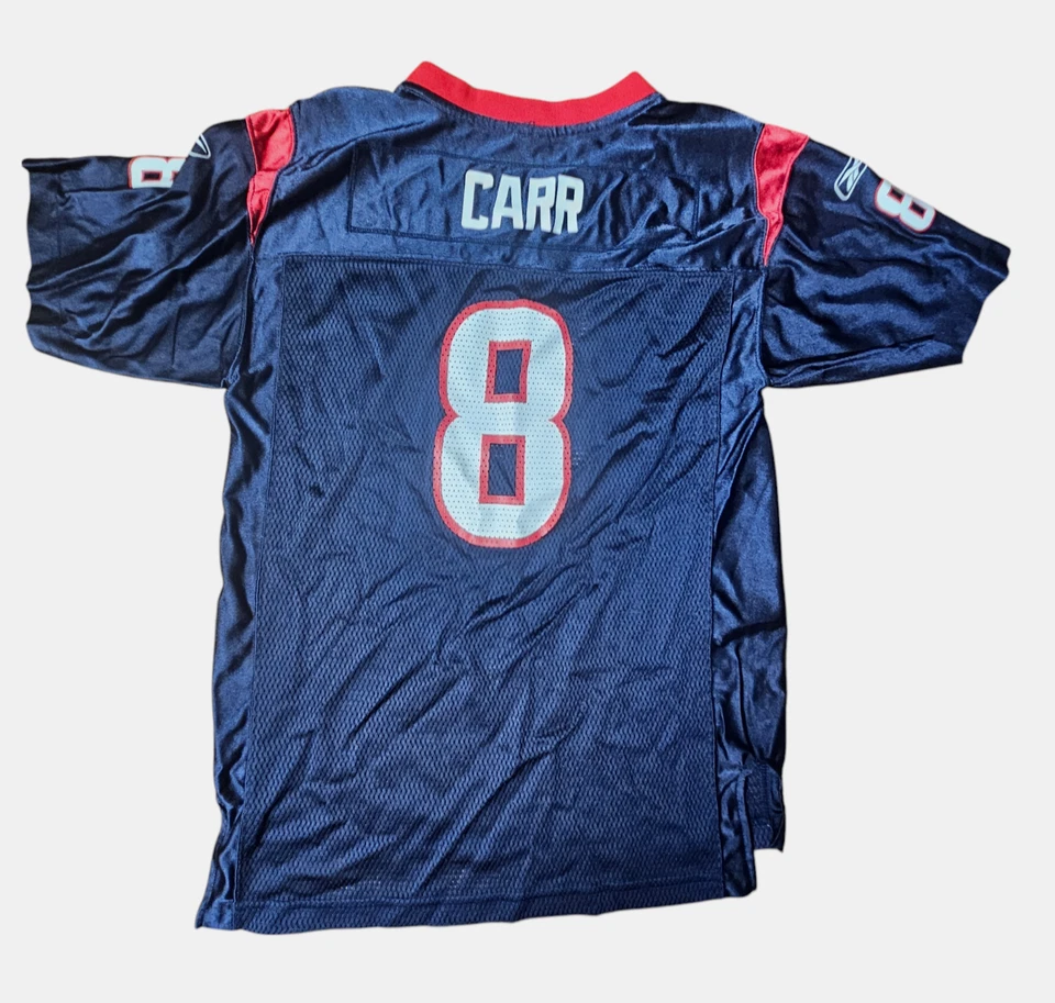 Houston Texans David Carr Jersey Reebok NFL Equipment Football Boys XL Nylon - Изображение 2 из 4