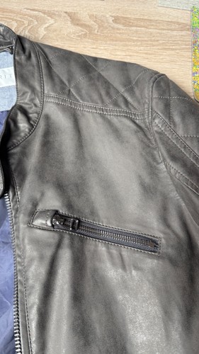 ⭐ ESPRIT Bikerjacke anthrazit Gr. M ⭐ Jacke Sweatjacke Casual Kunstleder ⭐ TOP - Bild 5 von 6