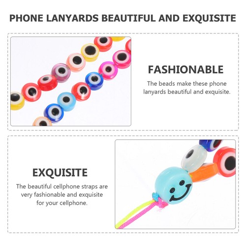 2 Pcs Pearl Eyes Mobile Chain Versatile Hanging Rope Phone Lanyard - 第 11/12 張圖片