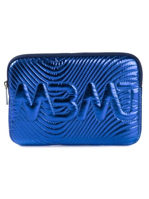 Marc by Marc Jacobs Scuba Blue Quilted Mini Tablet Zip Case  One Size L2216 - Image 2 of 2
