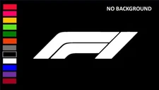 2 x FORMULA 1, F1, (2 STICKERS) Decal Stickers for Cars, Windows, Laptop, Tablet