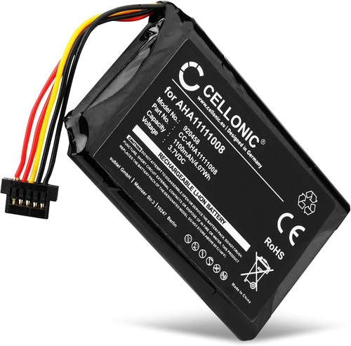 Batteria AHA11111008 VFAD VF6P Compatibile Con Tomtom Go 6200, Go 6250, Go 6100, - Foto 9 di 11