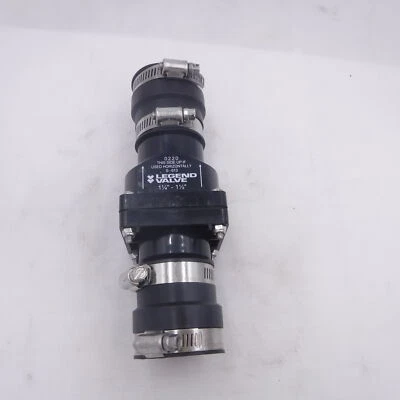 Legend 203-227 1-1/4" - 1-1/2" Sump Check Valve with Stainless Steel Bands