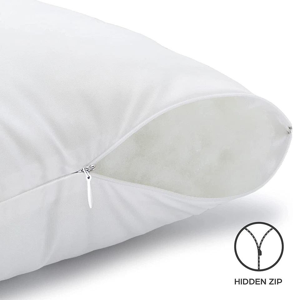 Imbottiture Set da 2 Pezzi Cuscini Anima Morbide Divano Anallergico Antiacaro - Immagine 2 di 4