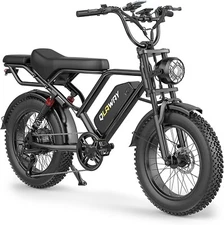 20" Electric Motorcycle Ebikes 48V 15.6AH 31MPH Full Suspension 40-70 Miles Rang