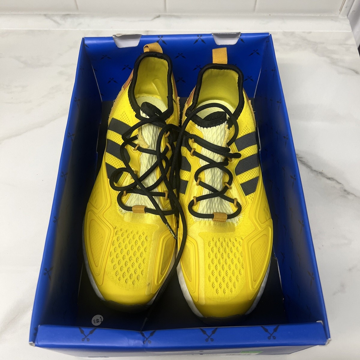 Adidias ZX 2K Ninja Boost 8.5 US Time Legacy Gold Yellow Black