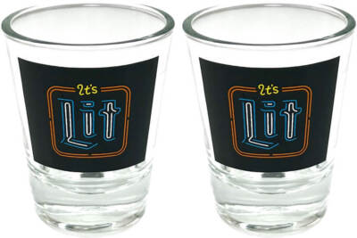 It's Lit - 2oz Novelty Shot Glass - 2 Piece Set