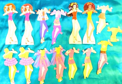 BARBIE JAZZ DANCERS & CLOTHES - DEE DEE DANA DIVAx2 1980s Mattel