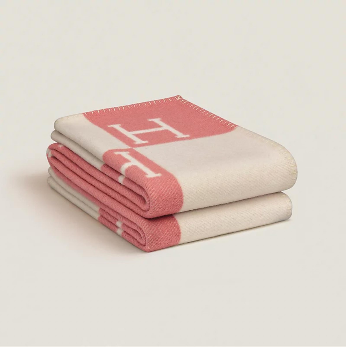 Hermes Pink Baby Avalon blanket | eBay