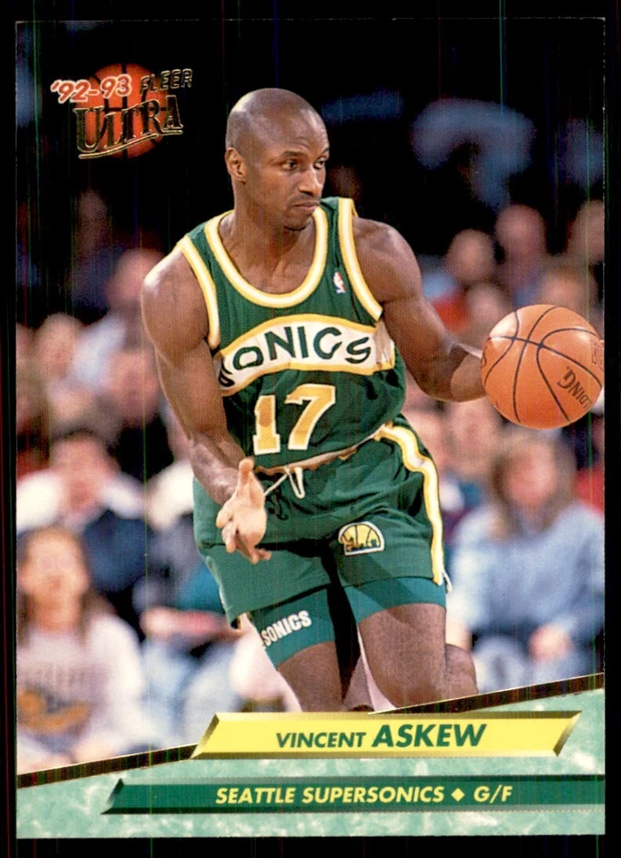1992-93 Fleer-Ultra Vincent Askew Basketball Cards #360 - Image 2 of 2