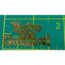 Metallic gold confetti you re the greatest