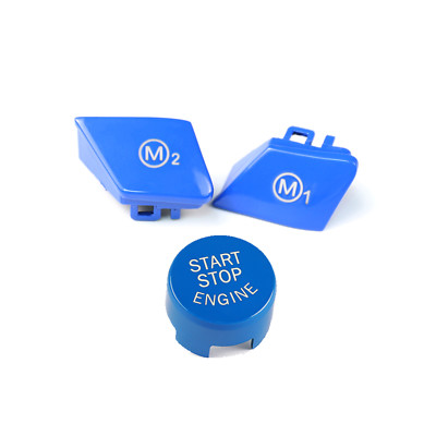 Blue M1 M2 Start Push Button For BMW M3 M3 M4 M5 M6 F80 F82 F83 F10 F12 X5M X6M