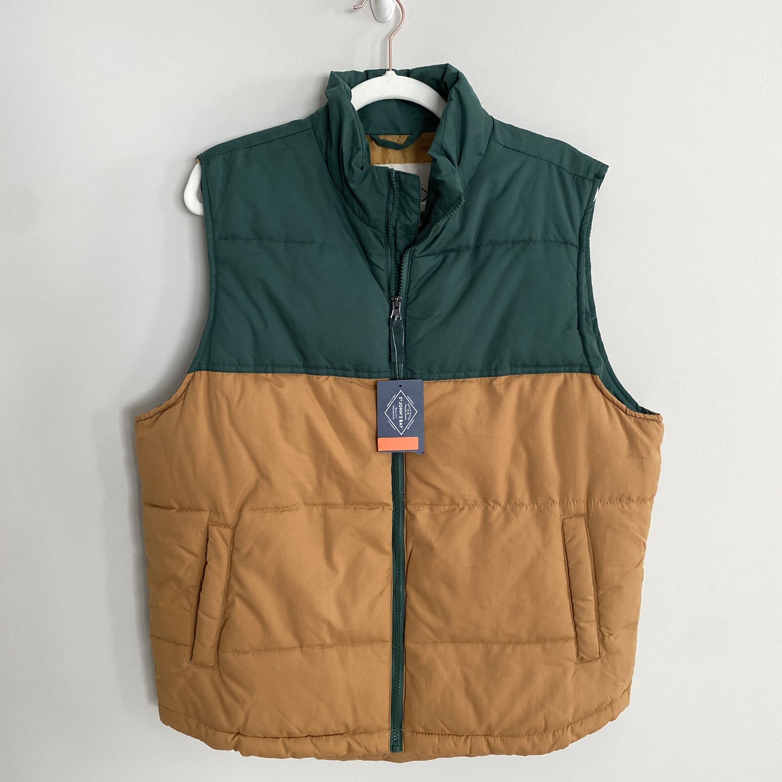 St Johns Bay Puffer Vest Mens Medium M 