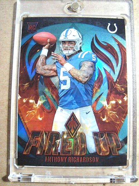2023 Anthony Richardson Panini Phoenix Rookie Teal Fired Up RC /125 MINT 🔥🔥🔥