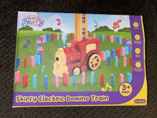 Skirfy Electric Domino Train BY-4003A 160 Pcs Sounds  Lights NEW in Box  12 