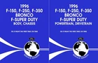 1996 Ford F-150 / F-250 / F-350 Truck, Bronco Service Manual