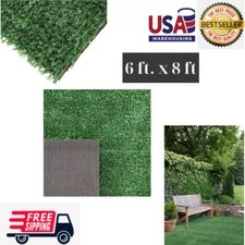 [Free Shipping] Emerald Green Precut Turf 6 ft. x 8 ft. Artificial Grass Rug