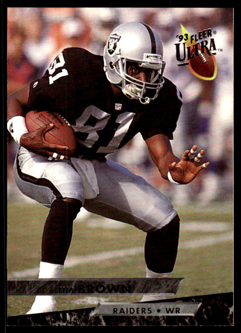 1993 Ultra #215 Tim Brown Los Angeles Raiders Football Card