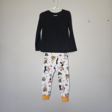 Cat Jack Top 5T  Peanuts Snoopy Kids Pajama Pants 4T Halloween PJs 2 Piece Set