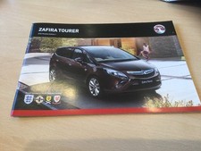 BN VAUXHALL ZAFIRA TOURER 2012 MODELS EDITION 1 Sales Brochure VM1109887 54 Page