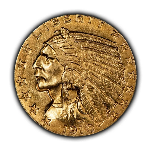 1910-P Indian Half Eagle — photo from the most recent tracked eBay sale