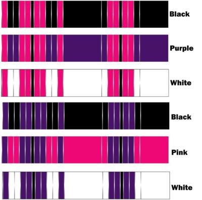 White Water Archery Traditional 13pp Crest Arrow Wraps 15 pk Choose Length Width
