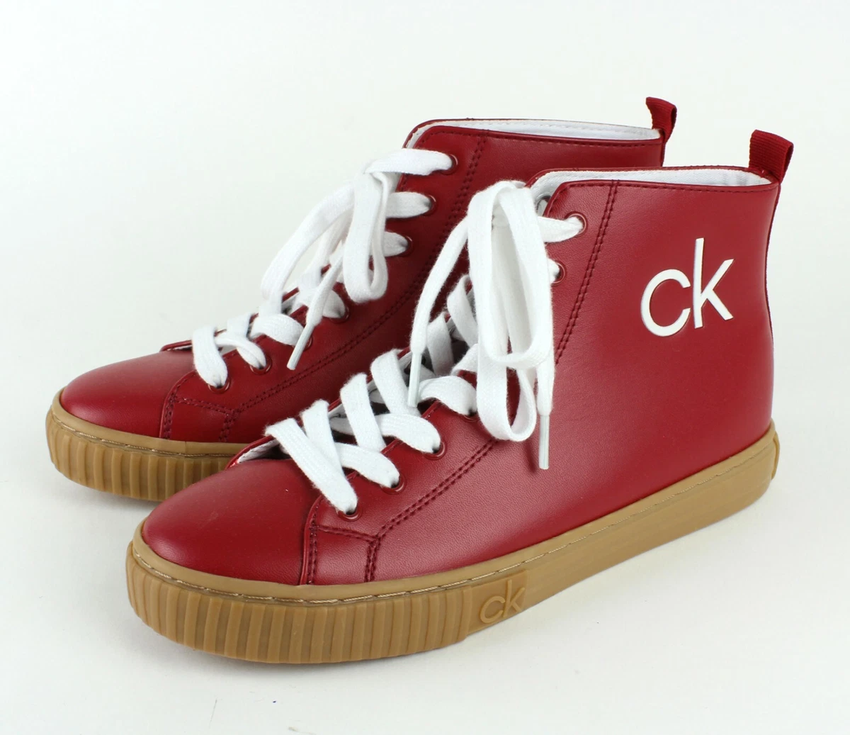 Calvin klein red shoes sale
