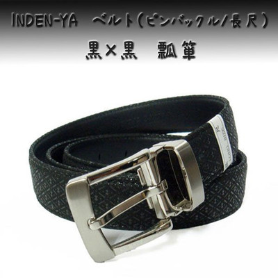 shinju品 F/S Men's Leather Belt (pin buckle) 