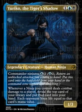 Yuriko, the Tiger's Shadow Etched Style High Quality Altered Art Custom Card