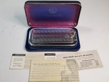 Vintage Rolls Razor Super CLEAN in Original Case  Shaving Strop Blade - England