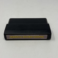 1982 Texas Instruments Personal Record Keeping Computer Cartridge TI/99 Software