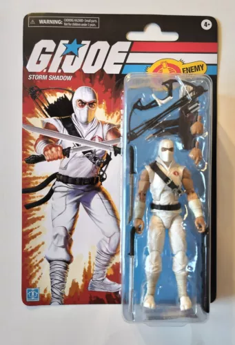 GI Joe Classified Series Storm Shadow Retro Cardback Walmart Exclusive
