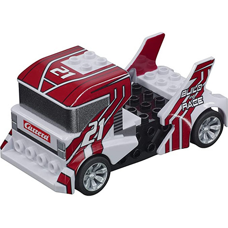 Carrera GO Analog 1:43 Build 'n Race White Race Truck 20064191