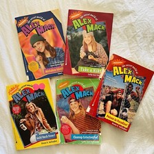 LOT of 5 VINTAGE The Secret World of Alex Mack Books Nickelodeon TV Show Kids