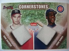 2002  FLEER PLATINUM CORNERSTONES # 29 MATHEWS AND BANKS ! BOX 4