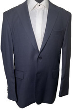 Yves Saint Laurent Pour Homme Blazer Blue Tweed YSL Size 42R Recent Model Italy