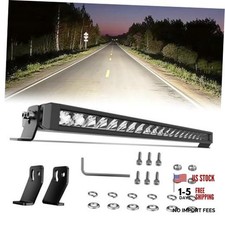 22 Inch Slim LED Light Bar, 120W Spot Flood Combo Beam, Screwless 22 inch