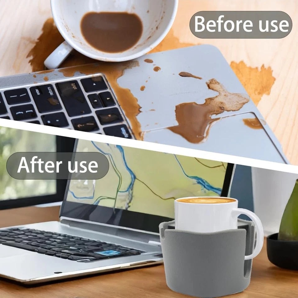 Portavasos - Portavasos de Escritorio Ultra Fuerte, Portavasos Antideslizante RV para... Foto 4 de 4