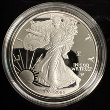 2026 W 250th Anniversary Proof Sliver Eagle FDOI Liberty